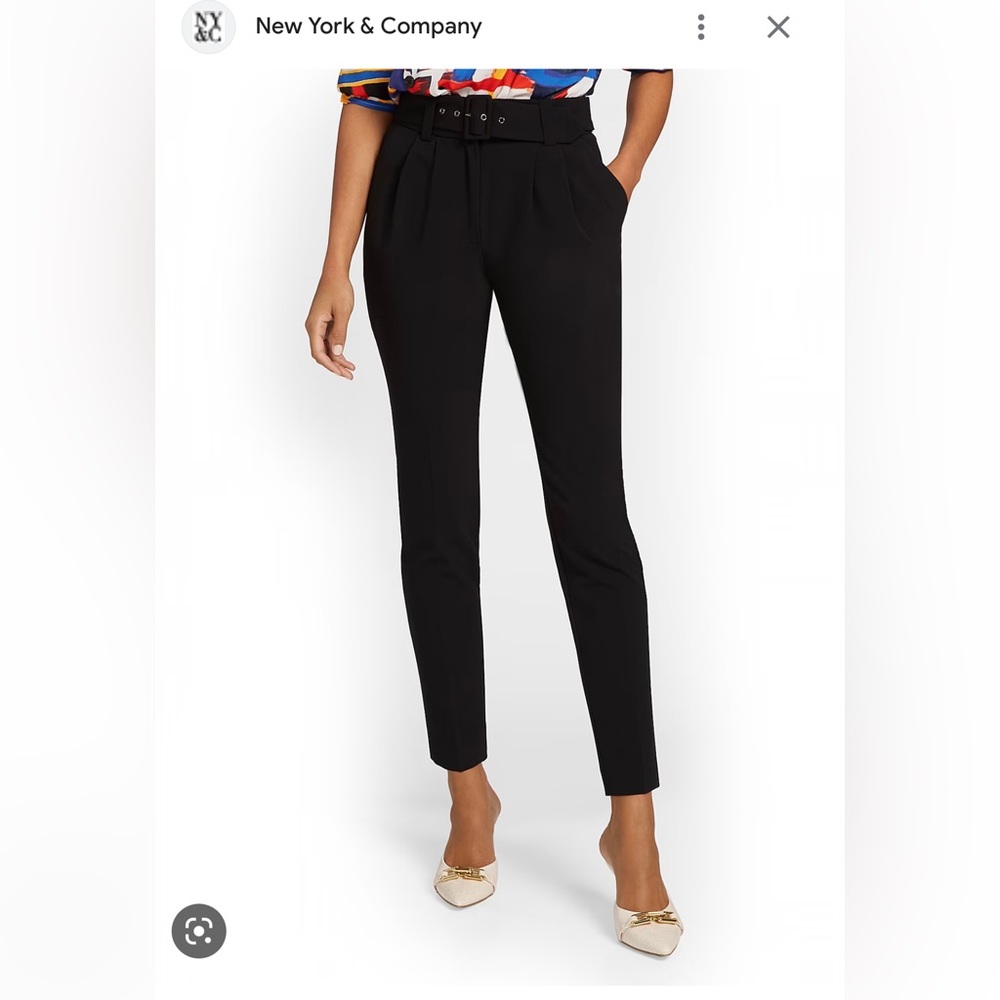 NWT Black Tapered Ankle Dress Pant